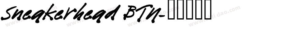 Sneakerhead BTN字体转换